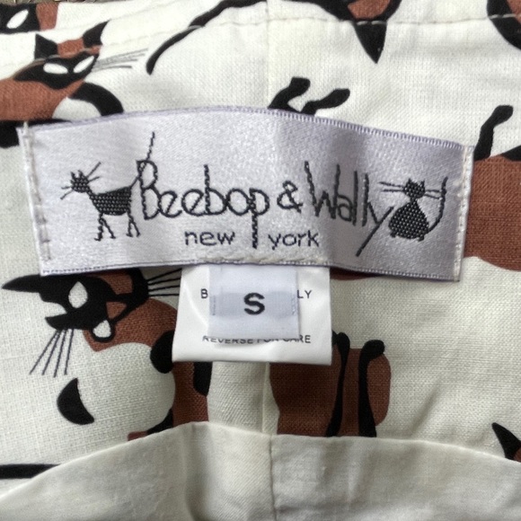 Siamese Cat vintage inspired dress size S BeeBop&Wally NYC - Picture 4 of 4